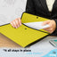 Square Flap Letter Size Document Holder Green