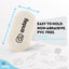 Oval eraser white 4PK