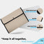 Square Flap Letter Size Document Holder grey
