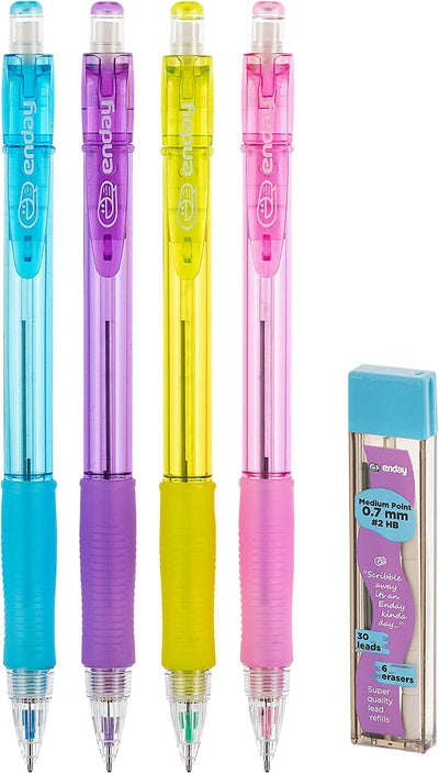 4 lead pencils and lead tube 0.7 mm