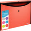 Square Flap Letter Size Document Holder red