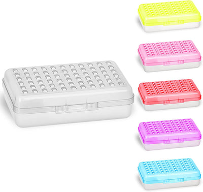 Assorted color Dots Pencil Case grey