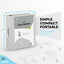 2" Slant-D Ring View Binder w/ 2 Pockets grey