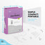 1" 3-Ring View Binder w/ 2-Pockets - Purple