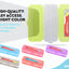 8" Bright Color Double Deck Organizer Box green