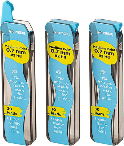 30 ct. 0.7 mm Ceramics High-Quality Mechanical Pencil Leads (3/Pack)