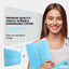 13-Pocket Letter Size Poly Expanding File - Blue