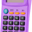 8-Digit Dual Power Pocket Size Calculator purple