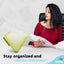 13-Pocket Letter Size Poly Expanding File green