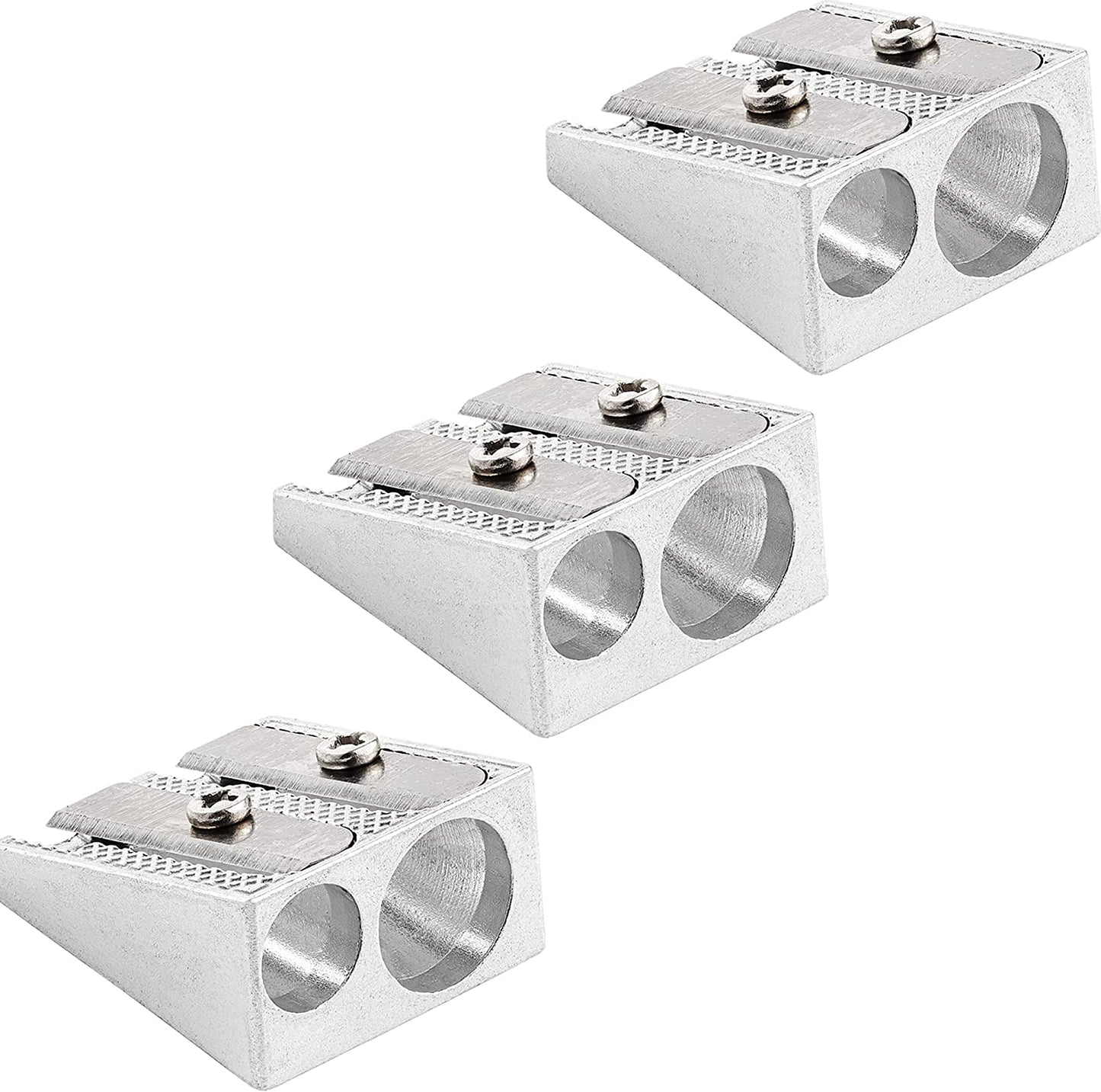 2 holes sharpener 3 pack