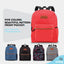 Adjustable Shoulder Strap Backpack - Red