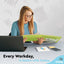 1/2" 3-Ring View Binder w/ 2-Pockets - Green