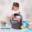 Adjustable Shoulder Strap Backpack - Grey