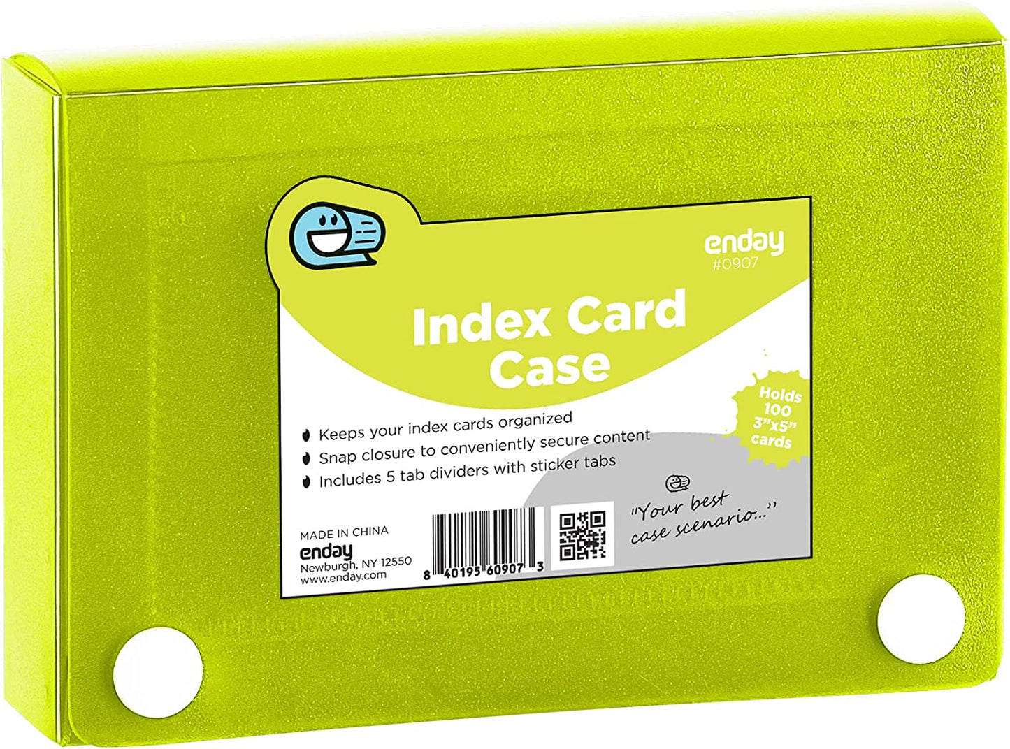  Colarr Index Card Holder with Dividers and 3x5