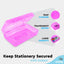 Glitter Bright Color Multipurpose Utility Box purple