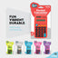 8-Digit Dual Power Pocket Size Calculator red