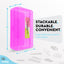 Glitter Bright Color Multipurpose Utility Box purple