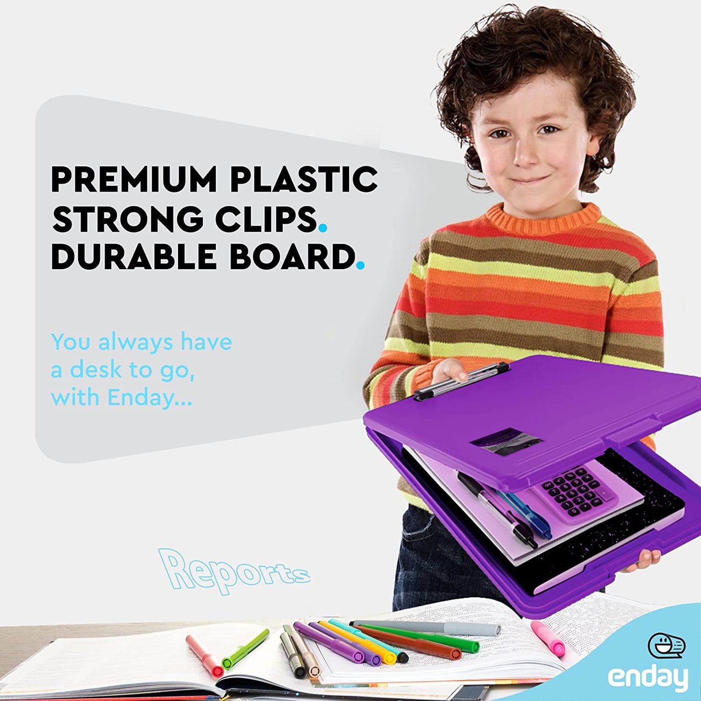 Clipboard Storage Case purple