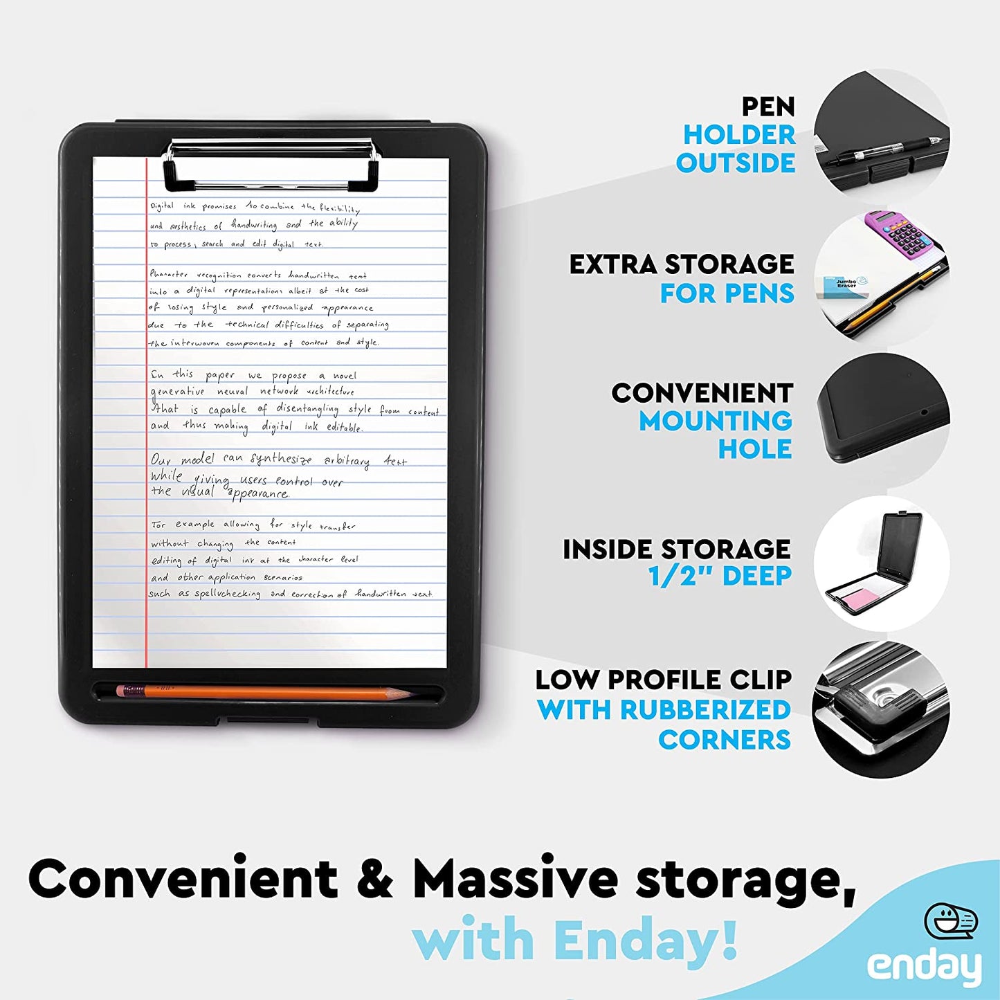 Clipboard Storage Case black