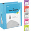 2" Slant-D Ring View Binder w/ 2 Pockets - Blue