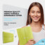 13-Pocket Letter Size Poly Expanding File green