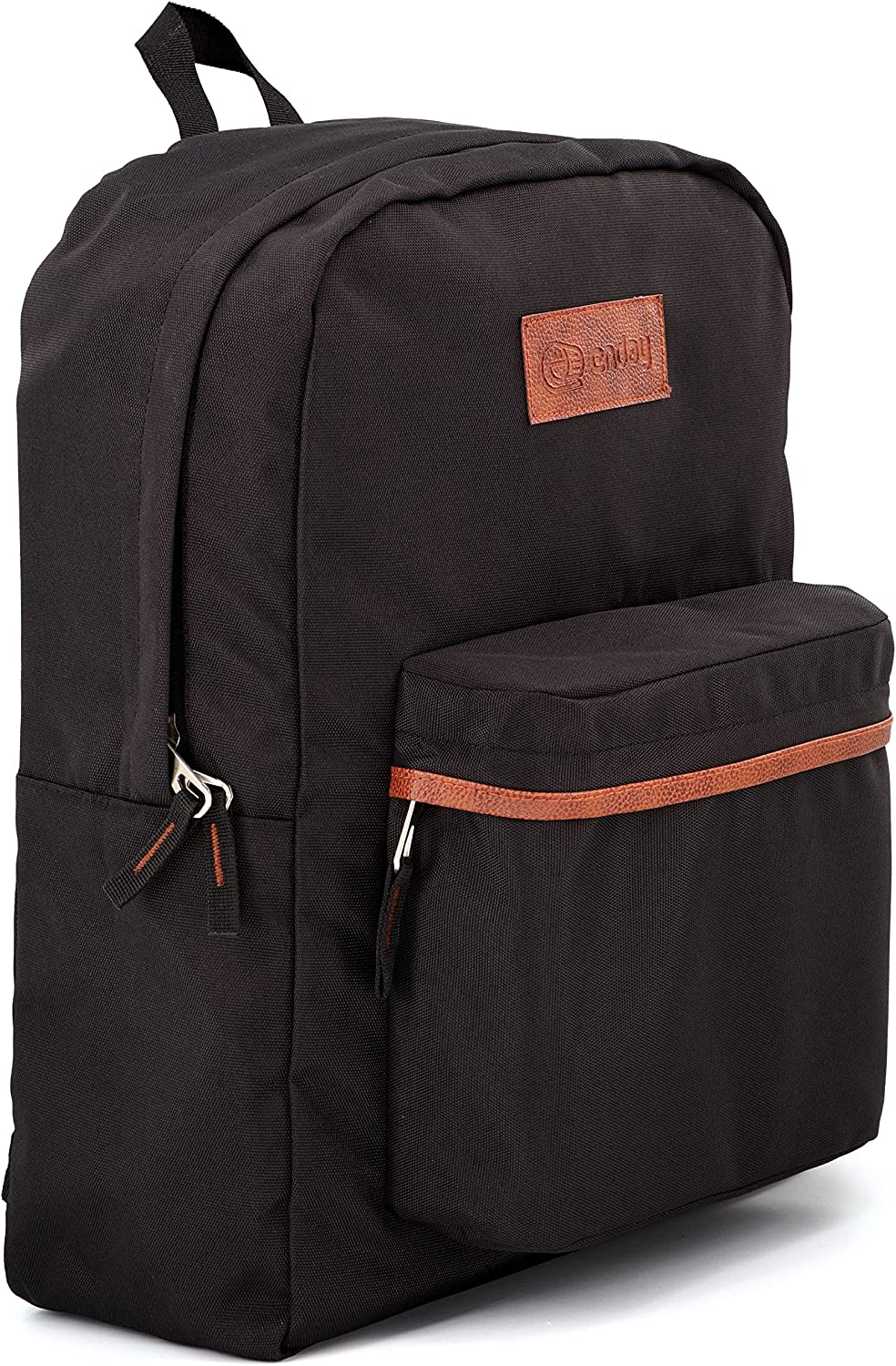 Adjustable Shoulder Strap Backpack - Black