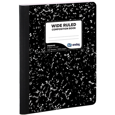 Composition Notebooks Wide Ruled - Marble